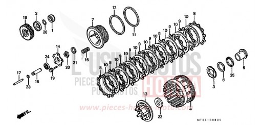KUPPLUNG ST1100AN de 1992
