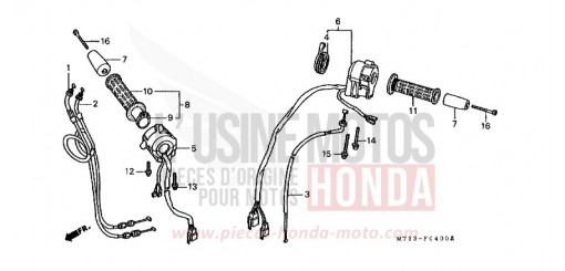 SCHALTER/KABEL ST1100AN de 1992