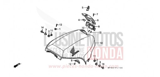 ABSCHIRMUNG ST1100AP de 1993