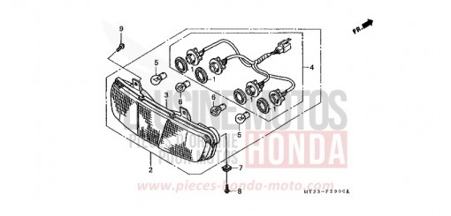 KOMBINATIONSLEUCHTE ST1100AP de 1993