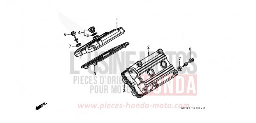 ZYLINDERKOPFDECKEL ST1100AP de 1993