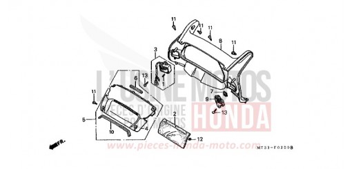INSTRUMENTENTAFEL ST1100AP de 1993
