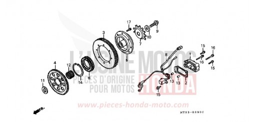 ANLASSERKUPPLUNG ST1100AP de 1993
