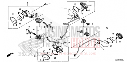 BLINKER CBR650FAG de 2016