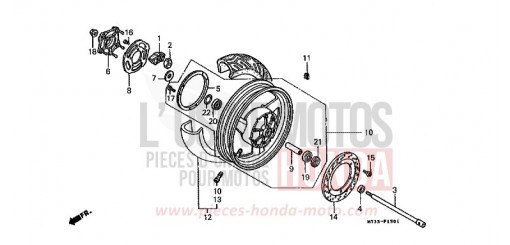 HINTERRAD ST1100AP de 1993