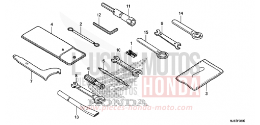 WERKZEUG CBR650FAG de 2016