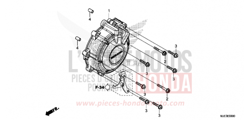 GENERATORABDECKUNG CBR650FAH de 2017