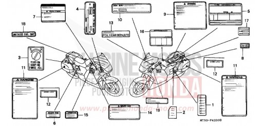 WARNETIKETT ST1100AR de 1994