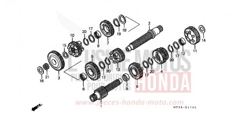 GETRIEBE ST1100AR de 1994