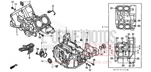 KURBELGEHAEUSE ST1100AR de 1994