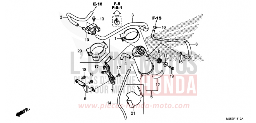 AKTIVKOHLEBEHAELTER CBR650FAH de 2017