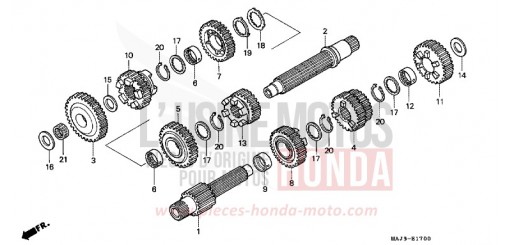 GETRIEBE ST1100AS de 1995