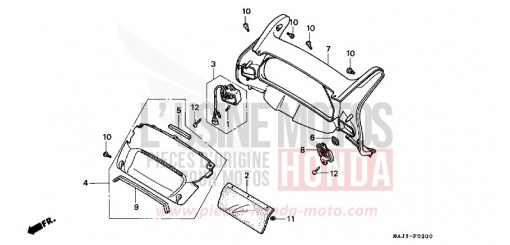 INSTRUMENTENTAFEL ST1100AS de 1995