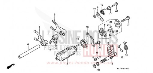 SCHALTTROMMEL ST1100AT de 1996