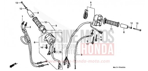 SCHALTER/KABEL ST1100AT de 1996