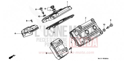 ZYLINDERKOPFDECKEL ST1100AV de 1997