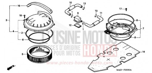 LUFTFILTER ST1100AV de 1997
