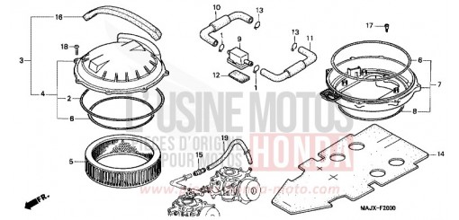 LUFTFILTER ST1100AX de 1999