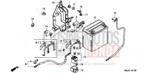 BATTERIE ST1100AX de 1999