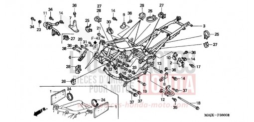 RAHMENKOERPER ST1100AX de 1999
