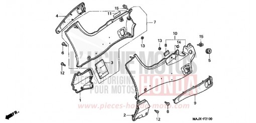 SEITENABDECKUNG ST1100AY de 2000