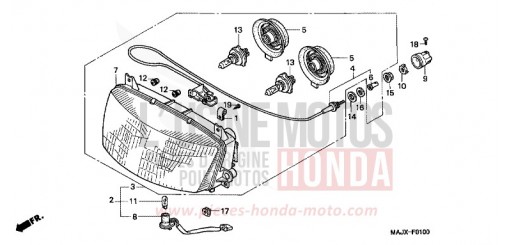 SCHEINWERFER ST1100Y de 2000