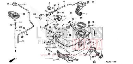 KRAFTSTOFFTANK ST1100Y de 2000
