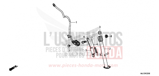 SEITENSTAENDER CBR650FAH de 2017