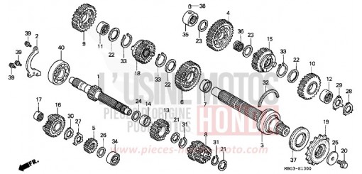 GETRIEBE VFR800FIW de 1998
