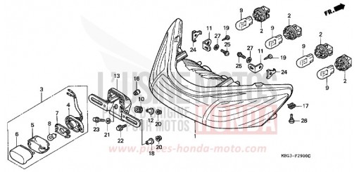 KOMBINATIONSLEUCHTE VFR800FIW de 1998