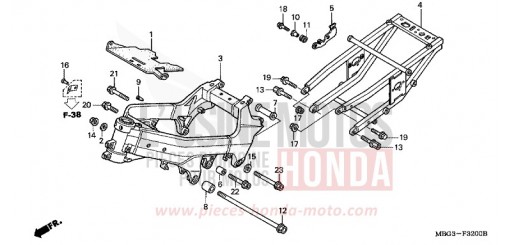 RAHMENKOERPER VFR800FIW de 1998