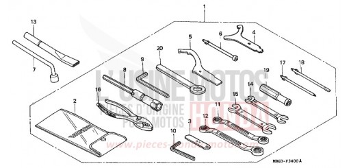 WERKZEUGE VFR800FIW de 1998