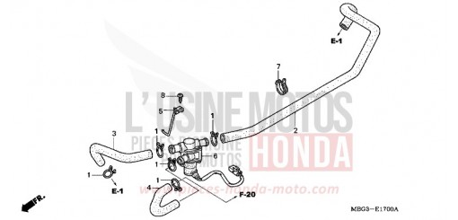 LUFTANSAUGVENTIL VFR800FIX de 1999