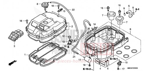 LUFTFILTER VFR800FIX de 1999