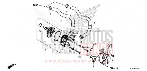 WASSERPUMPE CBR650FAJ de 2018