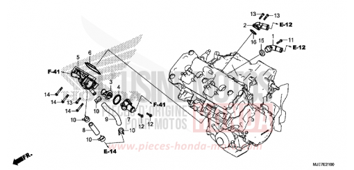THERMOSTAT CBR650FAJ de 2018