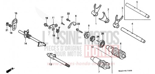 SCHALTTROMMEL VT1100C2S de 1995