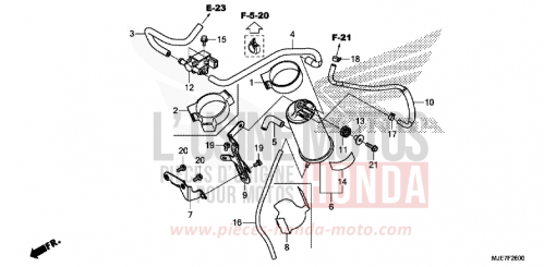 AKTIVKOHLEBEHAELTER CBR650FAJ de 2018
