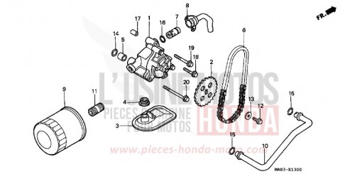 OELFILTER/OELPUMPE VT1100C2X de 1999