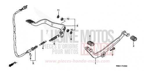 PEDAL VT1100C2X de 1999