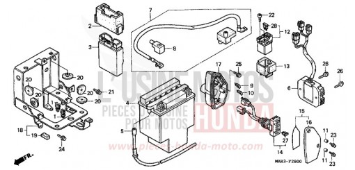 BATTERIE VT1100C2X de 1999