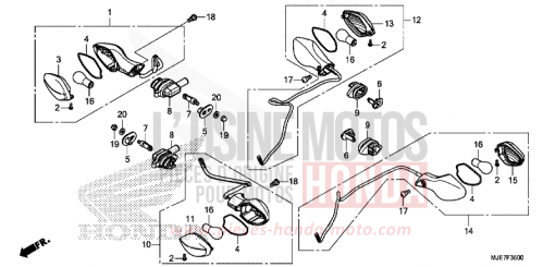 BLINKER CBR650FAJ de 2018