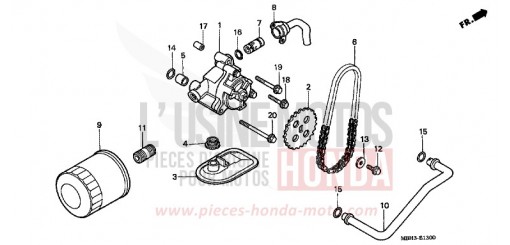 OELFILTER/OELPUMPE VT1100C3W de 1998