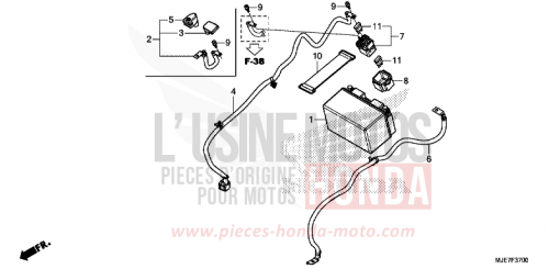 BATTERIE CBR650FAJ de 2018