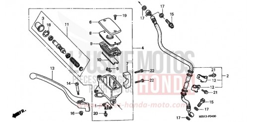 VORDERRADBREMSE VT1100C3X de 1999