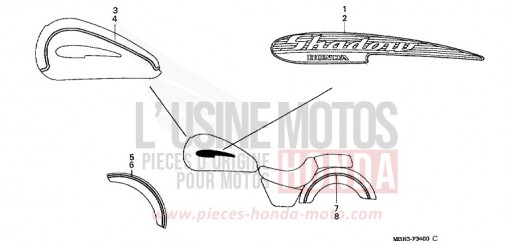 STREIFEN/MARKE VT1100C3X de 1999