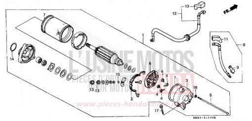 ANLASSER VT1100CJ de 1988