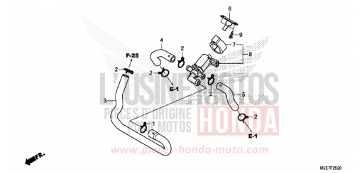 LUFTEINSPRITZ-STEUERVENTIL CBR650FAJ de 2018