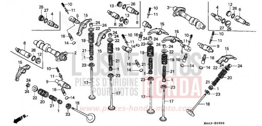 NOCKENWELLE/VENTIL VT1100CS de 1995