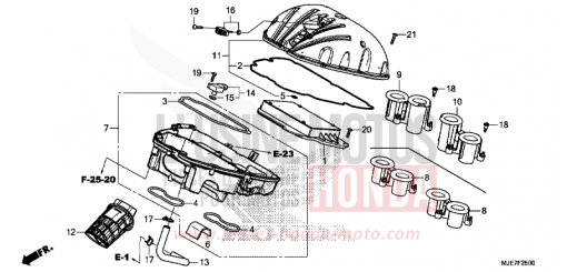 LUFTFILTER CBR650FAJ de 2018
